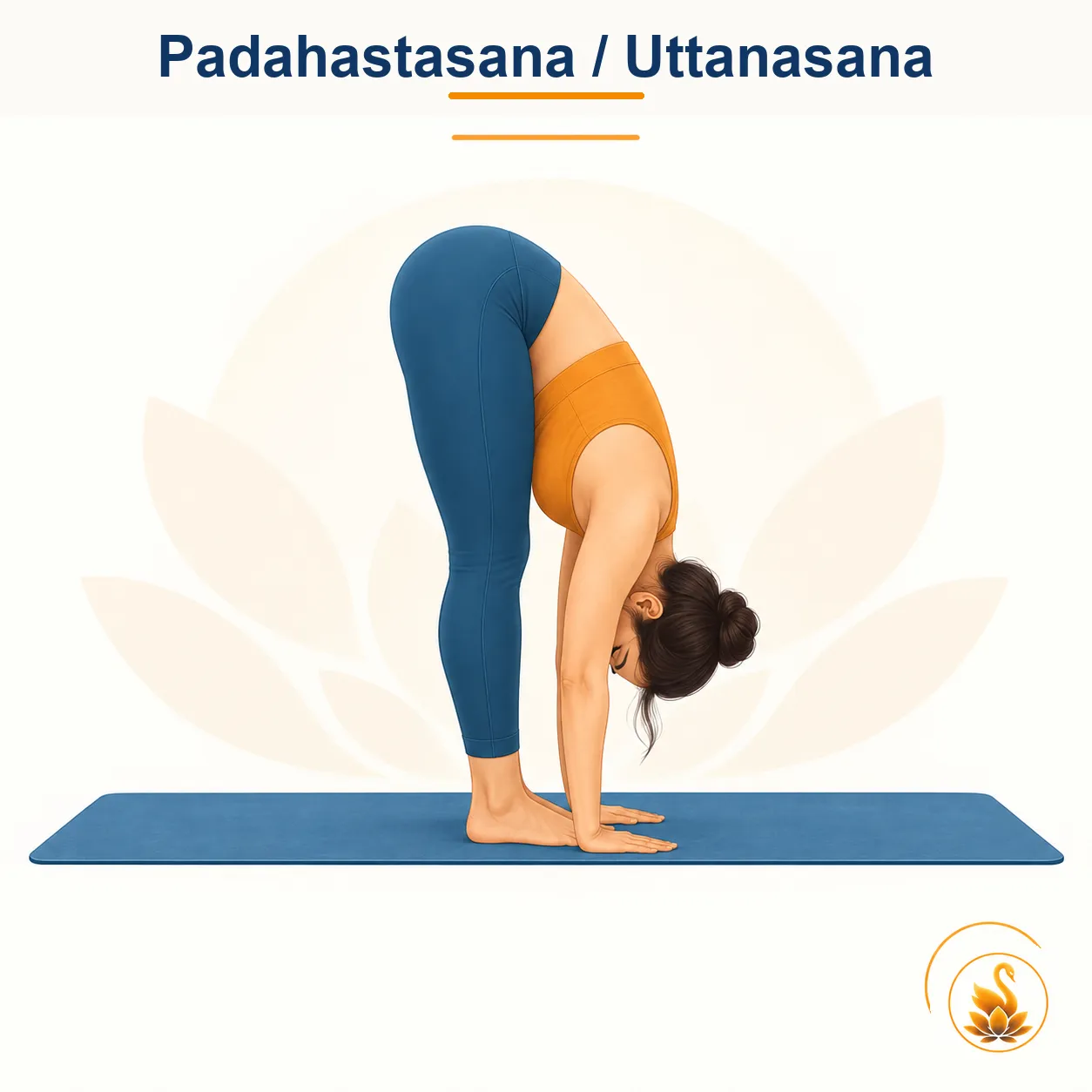 Padahastasana / Uttanasana - Standing Forward Bend yoga asana