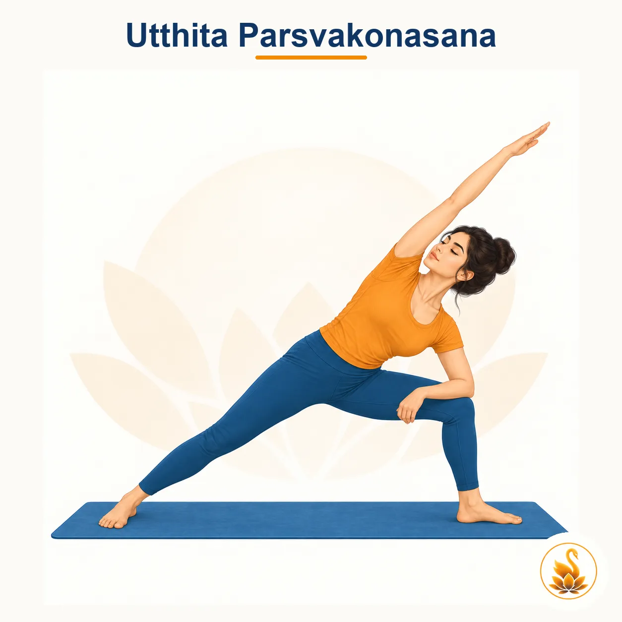 Utthita Parsvakonasana - Extended Side Angle yoga asana