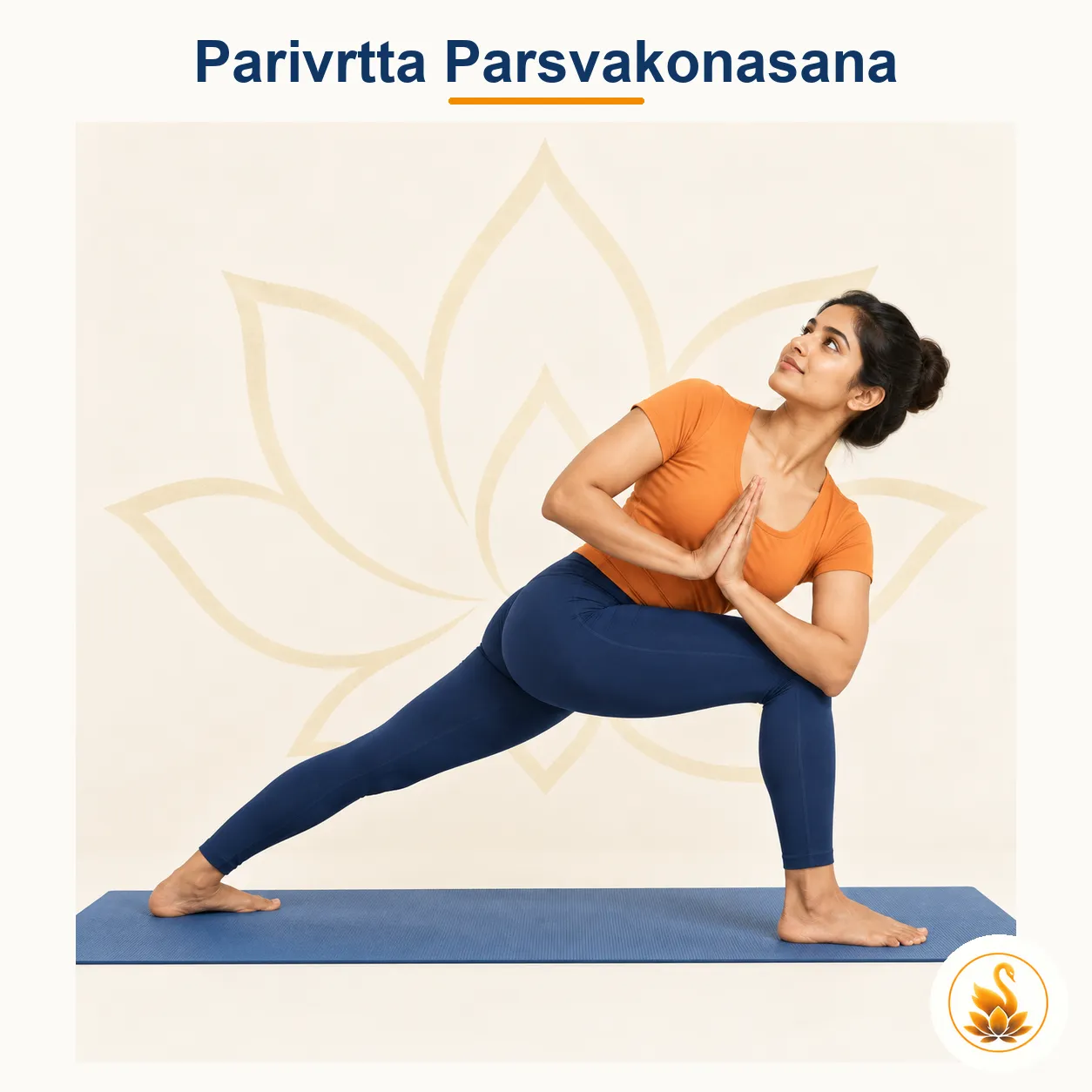 Parivrtta Parsvakonasana - Revolved Side Angle yoga asana