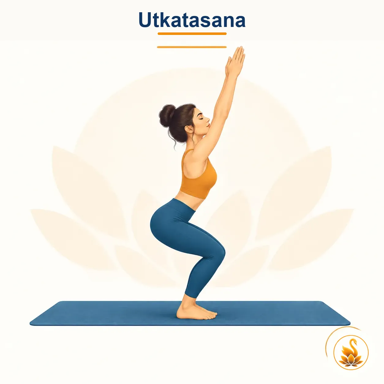 Utkatasana - Chair Pose yoga asana