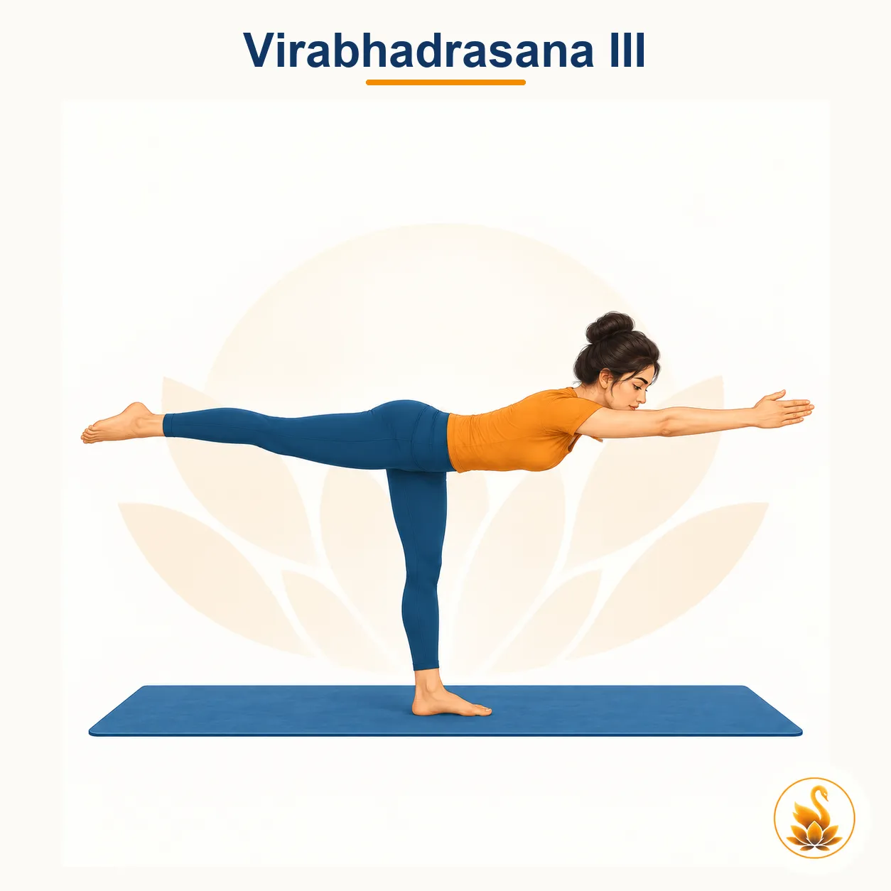 Virabhadrasana III - Warrior III yoga asana