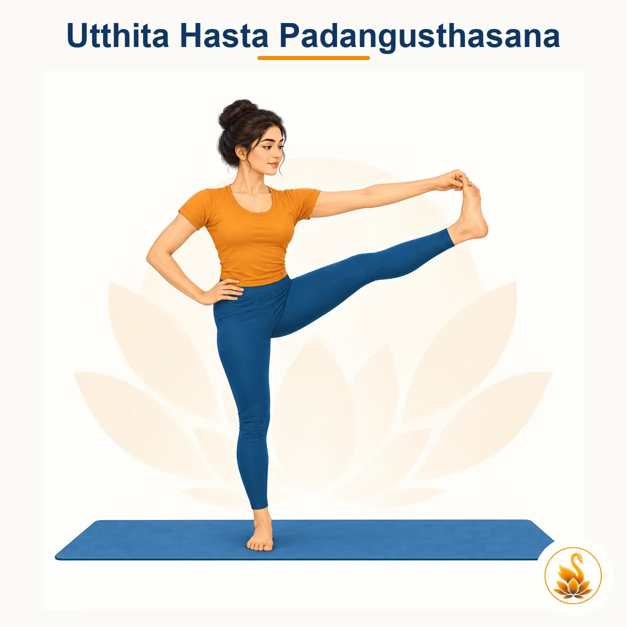 Utthita Hasta Padangusthasana - Extended Hand-to-Big-Toe yoga asana