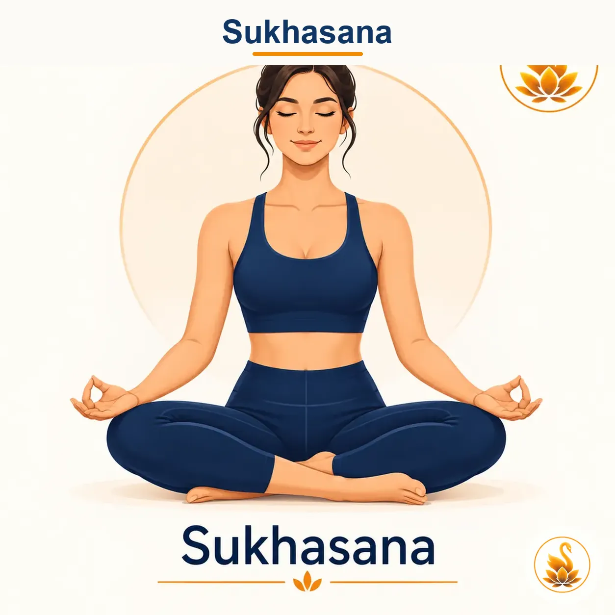 Sukhasana - Easy Pose yoga asana