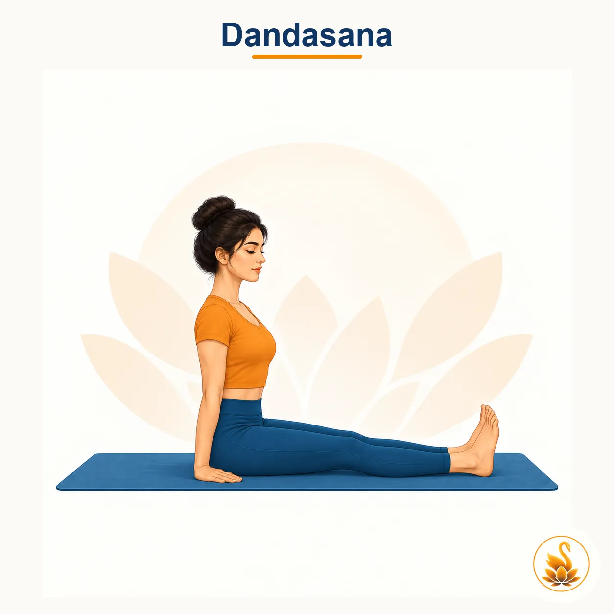 Dandasana - Staff Pose yoga asana