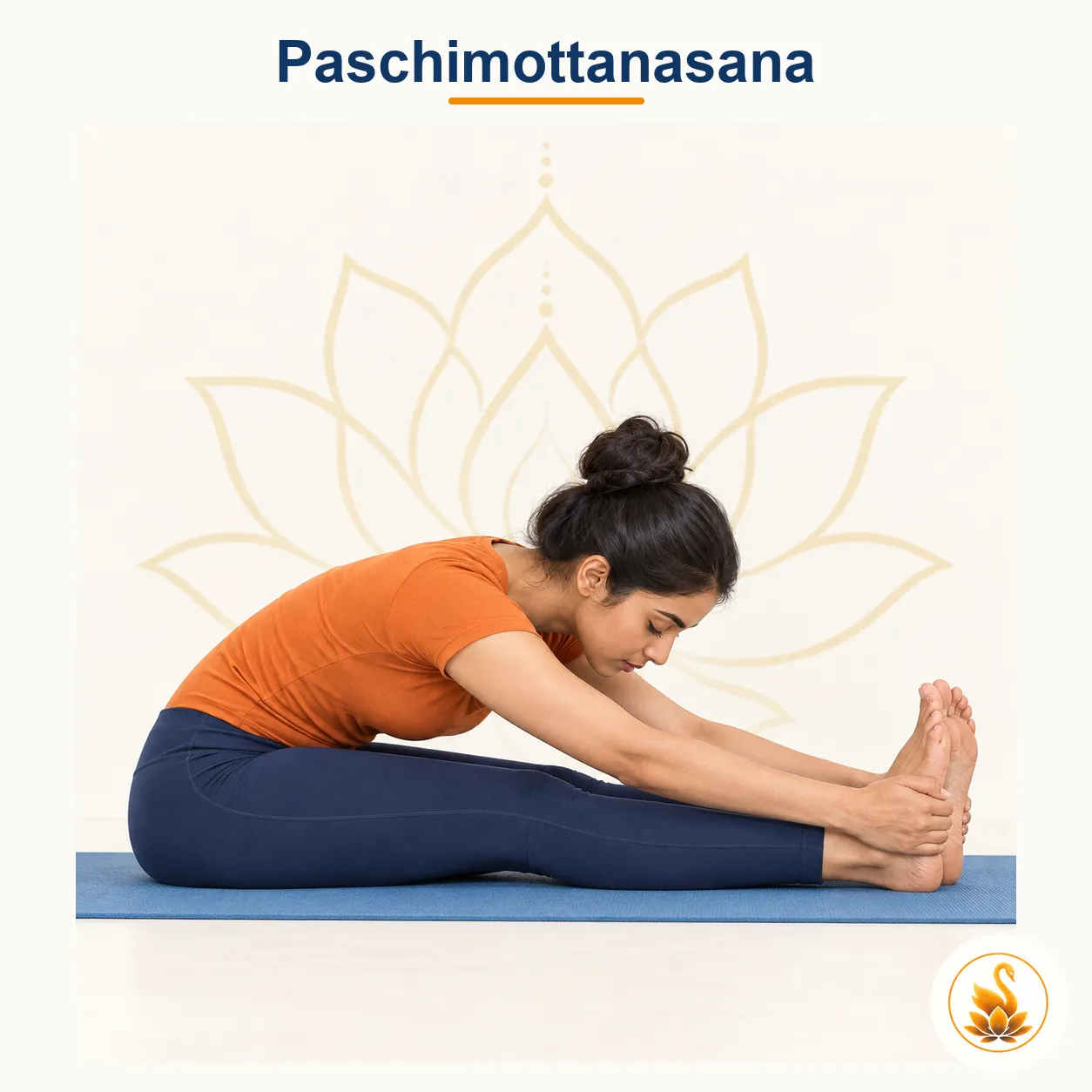 Paschimottanasana - Seated Forward Bend yoga asana
