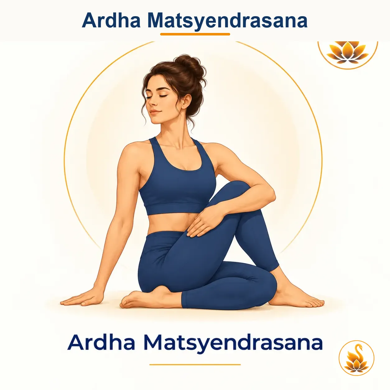 Ardha Matsyendrasana - Half Lord of the Fishes yoga asana