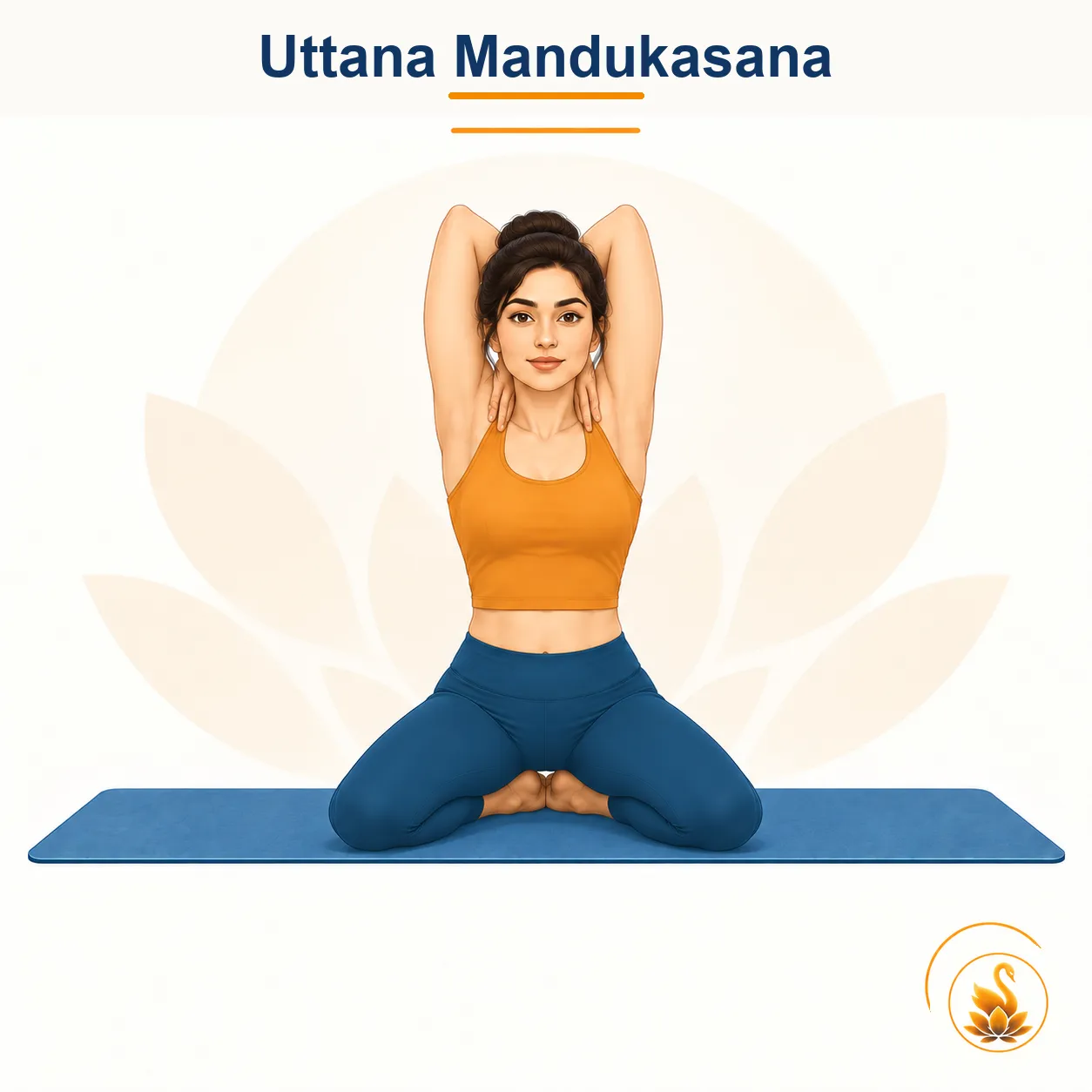Uttana Mandukasana - Stretched-Up Frog Pose yoga asana