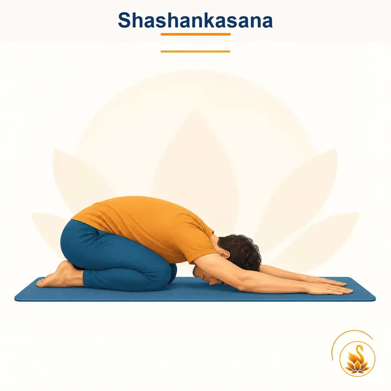 Shashankasana - Hare Pose yoga asana