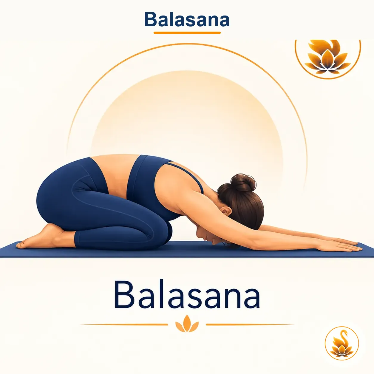 Balasana - Child's Pose yoga asana