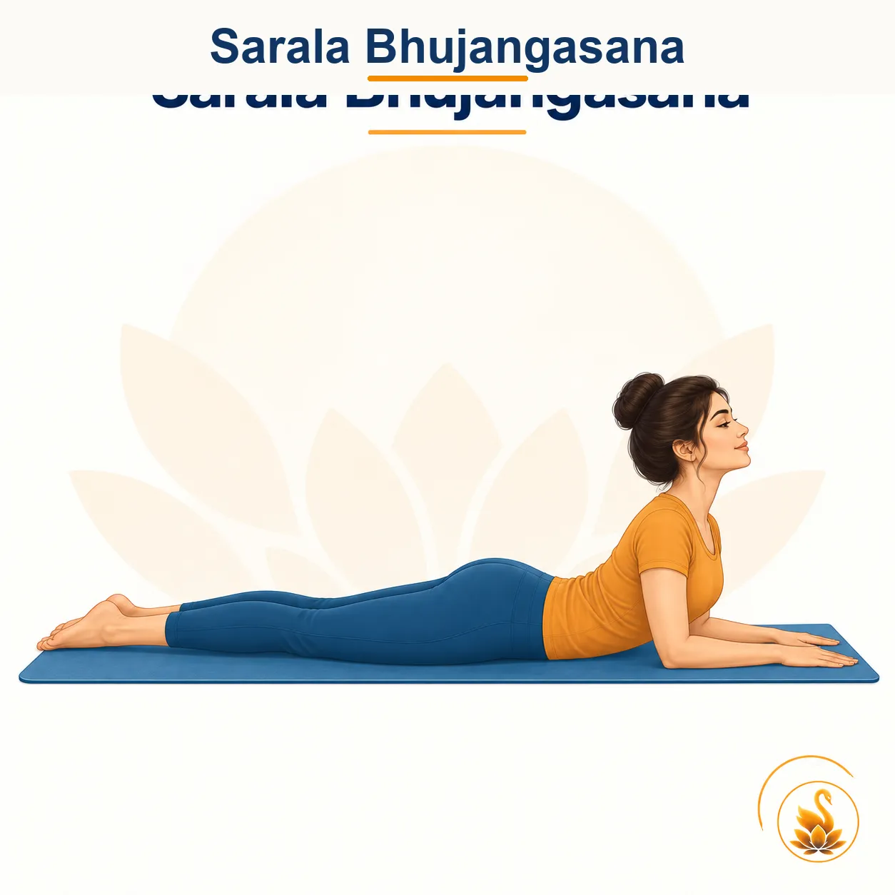 Sarala Bhujangasana - Simple Cobra Pose yoga asana