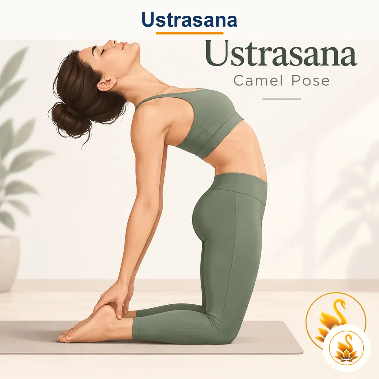 Ustrasana - Camel Pose yoga asana