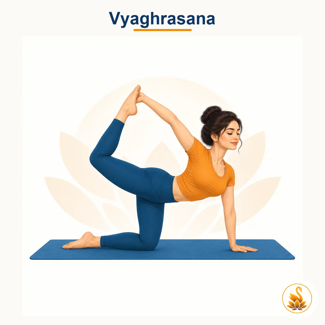 Vyaghrasana - Tiger Pose yoga asana