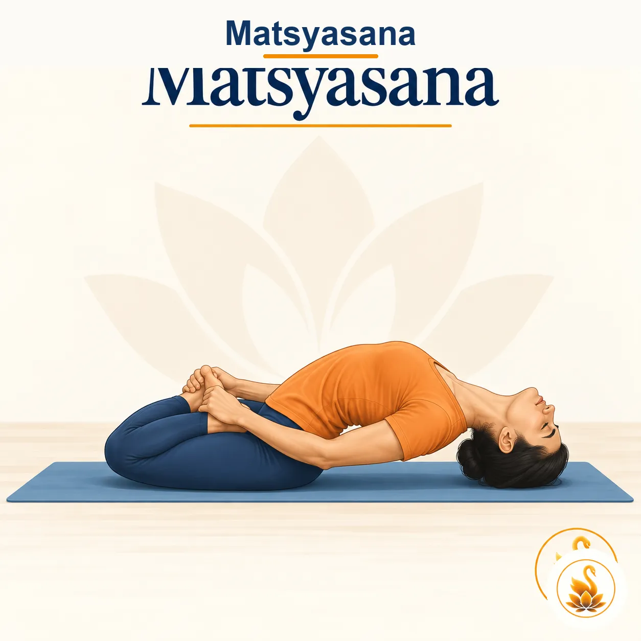 Matsyasana - Fish Pose yoga asana