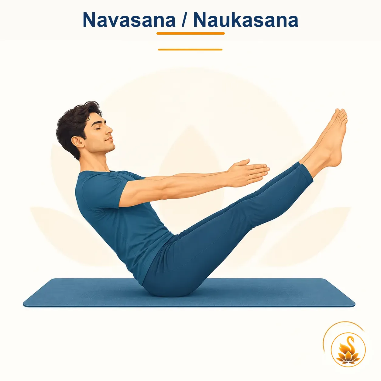 Navasana / Naukasana - Boat Pose yoga asana