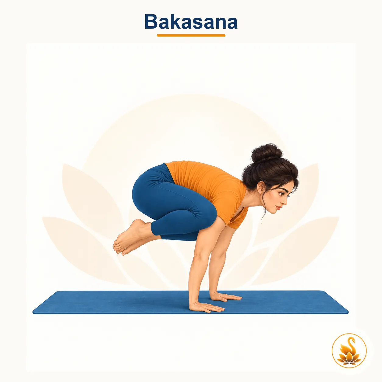 Bakasana - Crane Pose yoga asana