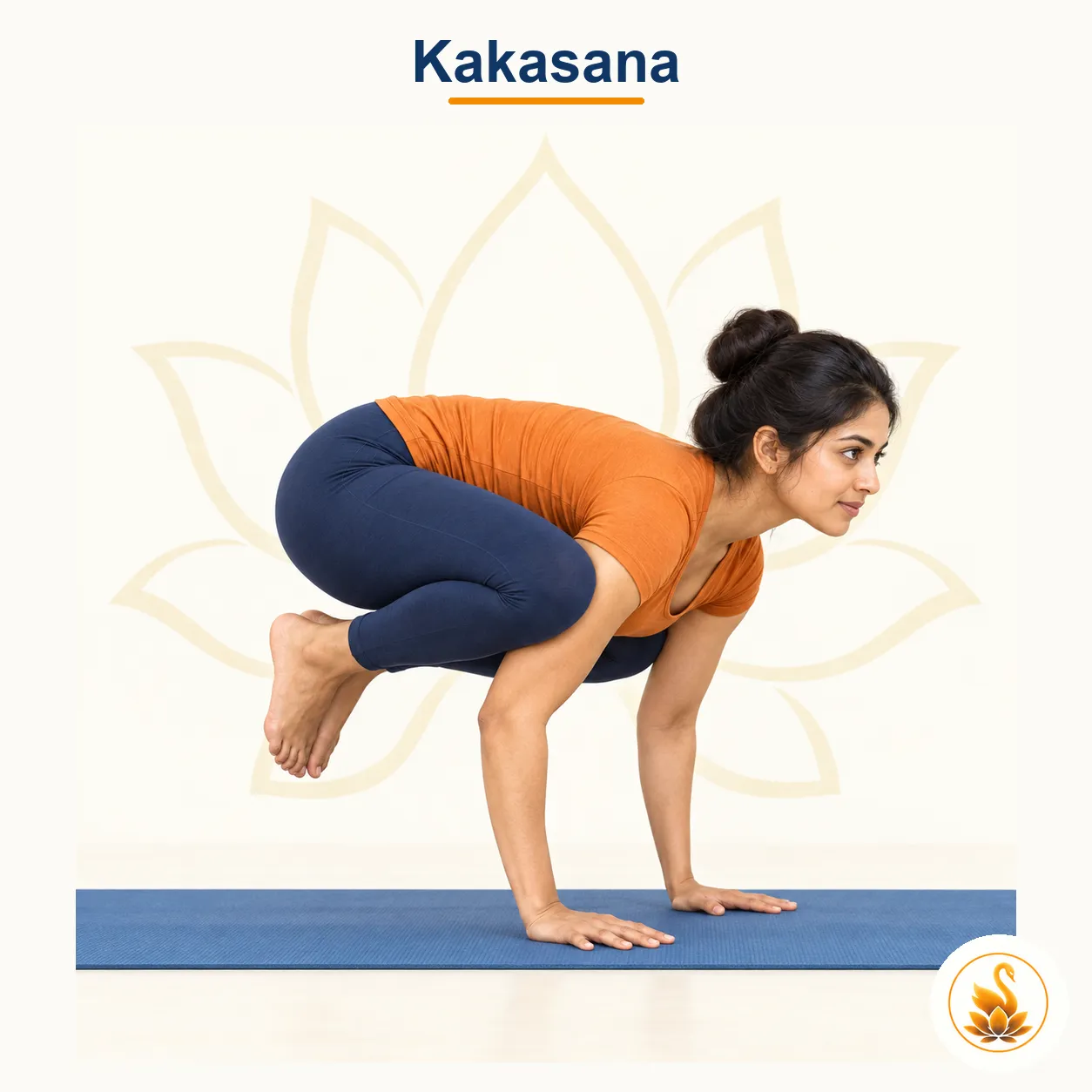Kakasana - Crow Pose yoga asana