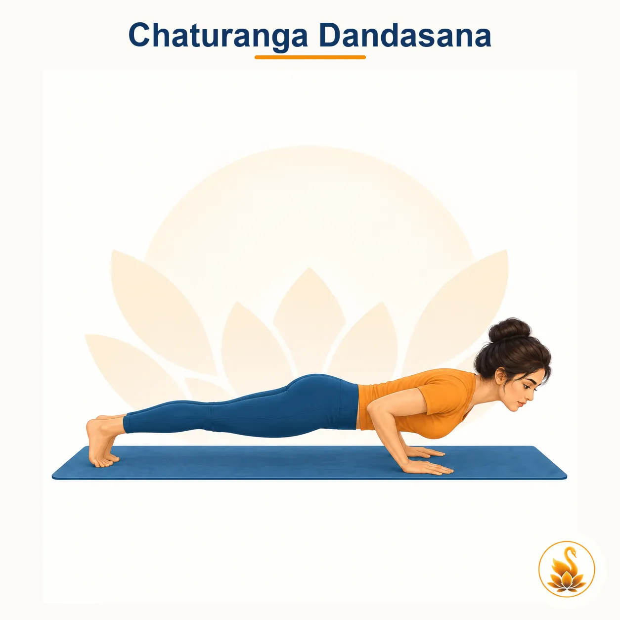 Chaturanga Dandasana - Four-Limbed Staff yoga asana