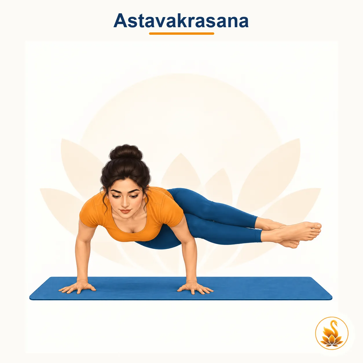 Astavakrasana - Eight-Angle Pose yoga asana